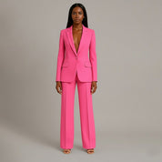 Gabrielle Sinclair | Formelt jakkesæt med lang struktureret blazer til kvinder