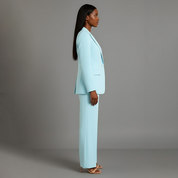 Gabrielle Sinclair | Formelt jakkesæt med lang struktureret blazer til kvinder