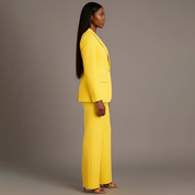 Gabrielle Sinclair | Formelt jakkesæt med lang struktureret blazer til kvinder