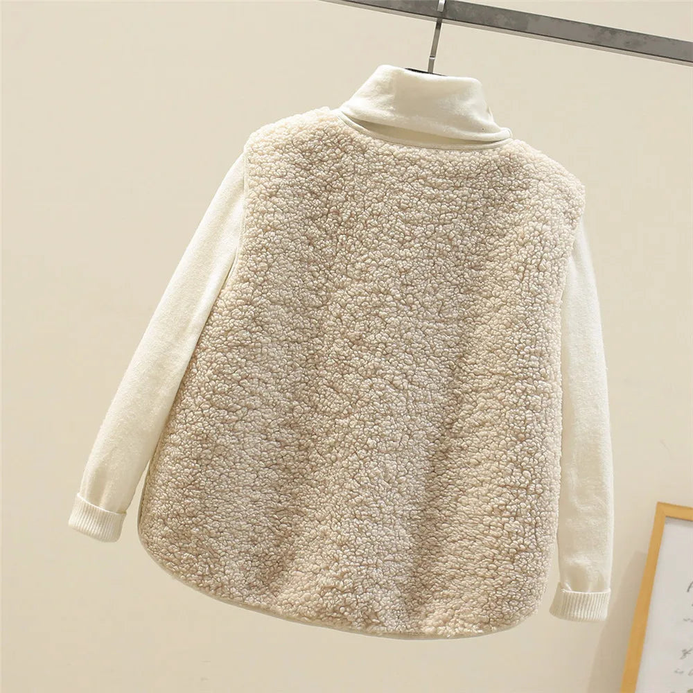 Estelle Marchant | Klassisk uld-blanding cardigan med lommer