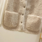 Estelle Marchant | Klassisk uld-blanding cardigan med lommer