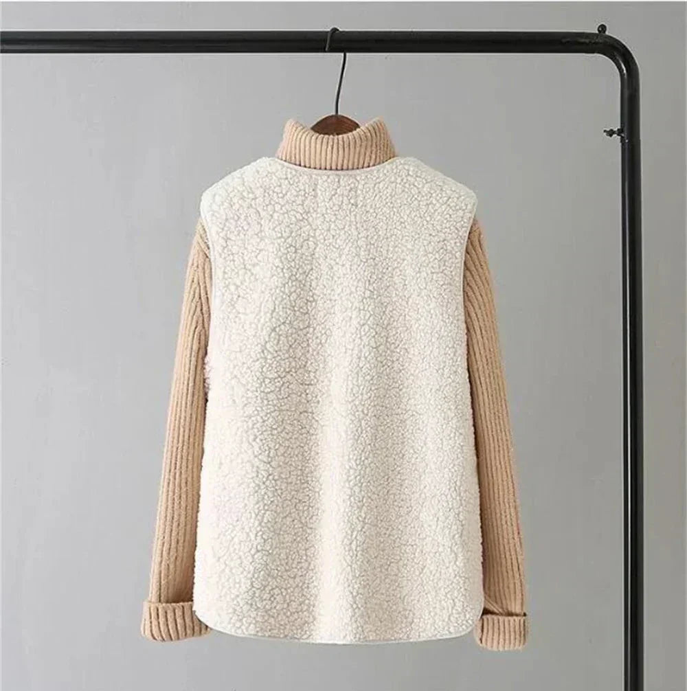 Estelle Marchant | Klassisk uld-blanding cardigan med lommer
