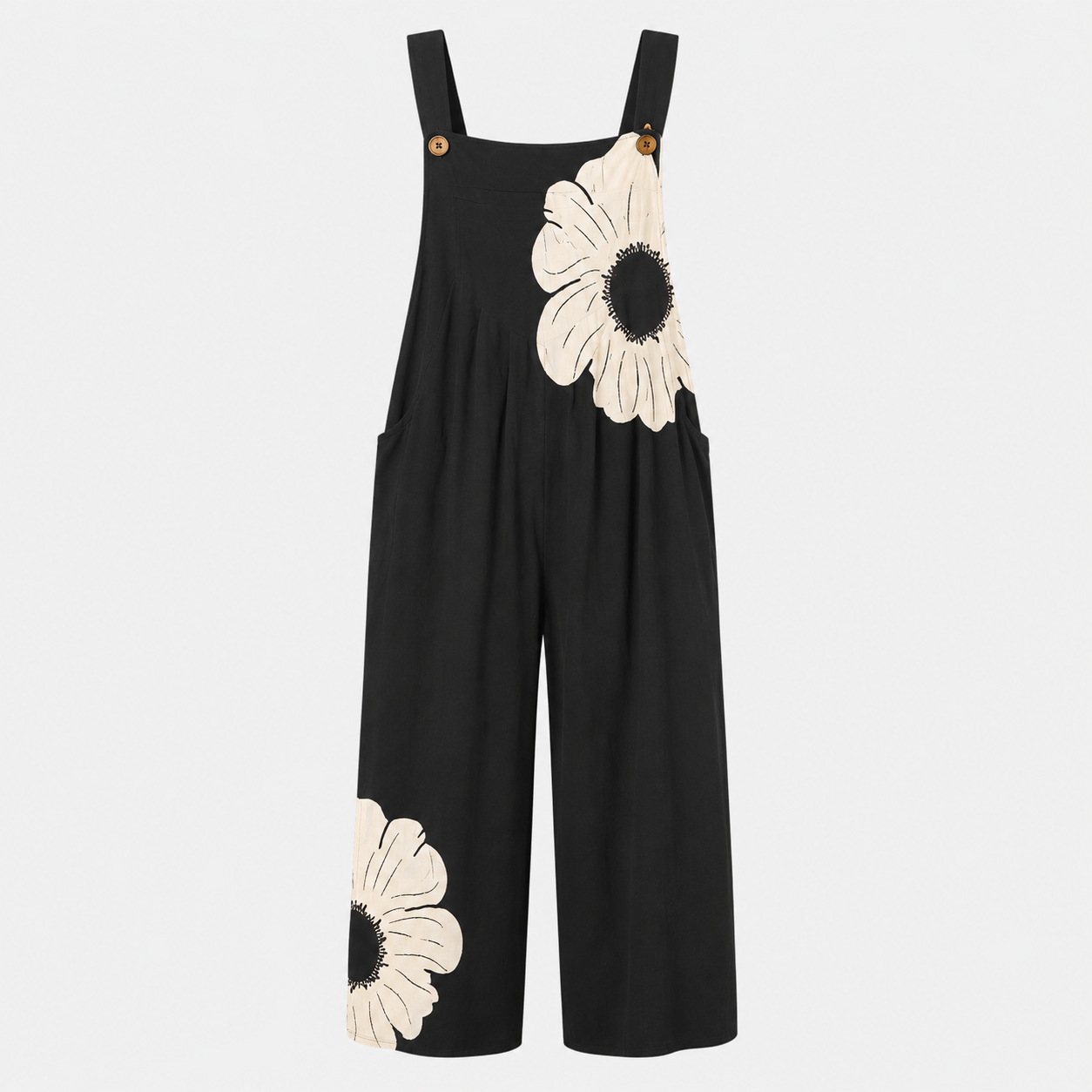Freja Møller | Blomstret overall i maxi-længde til kvinder