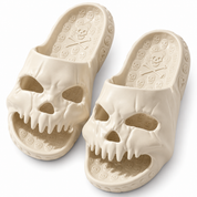 Fright Night | Skull Halloween Slippers For Women