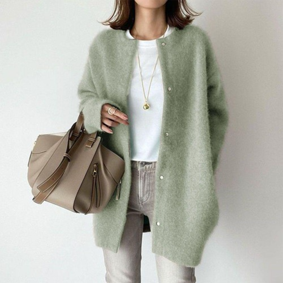 Helle Dahl | Soft camel wool cardigan for women