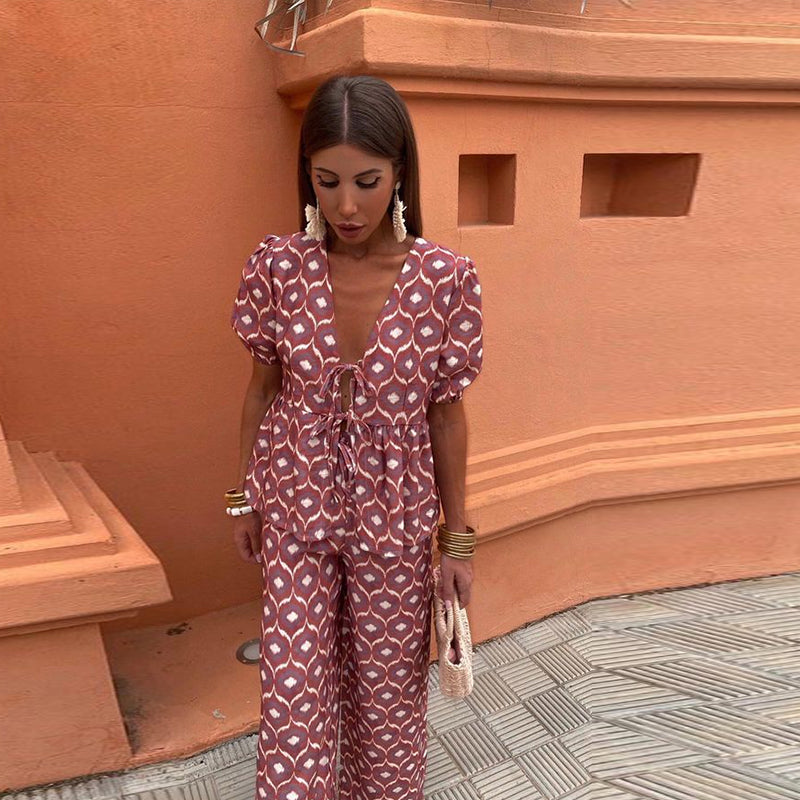 Priya Castellani | Midi-jumpsuit i blomsterprint til kvinder