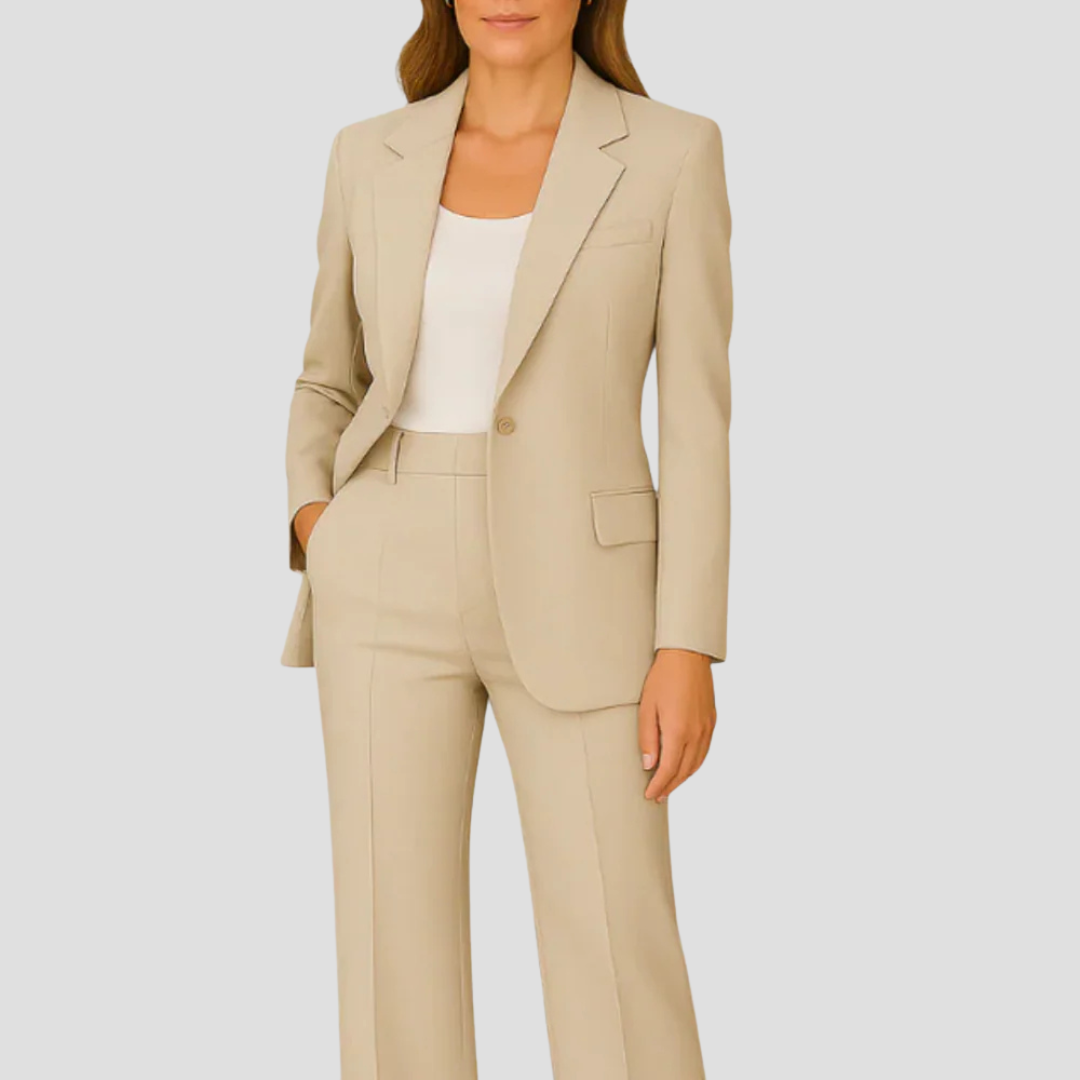 Camille Dumont | Tailored Two-Piece Suit til kvinder i marineblå
