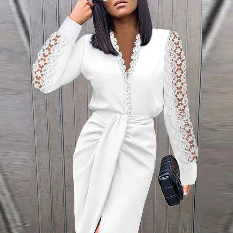 Bianca Moretti | One-shoulder luksus maxi cocktailkjole