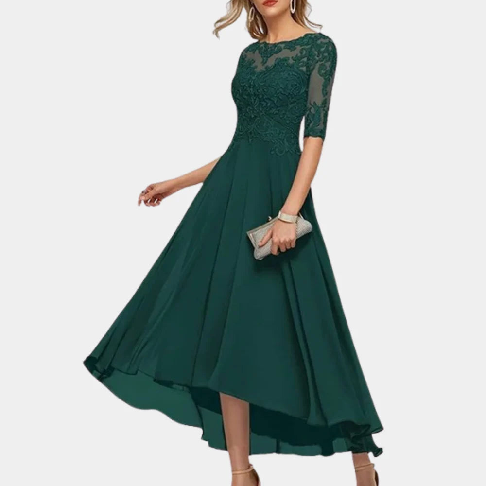 Celeste Moreau | Elegant luksus maxi kjole med cut-out detaljer