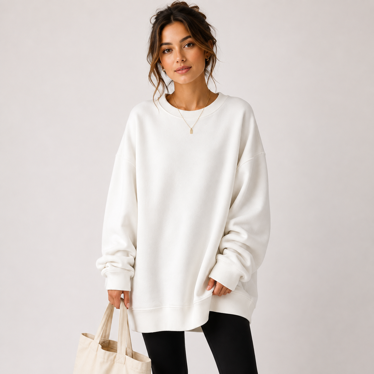 Josefine Hansen | Oversized Sweater in Soft Cotton Blend