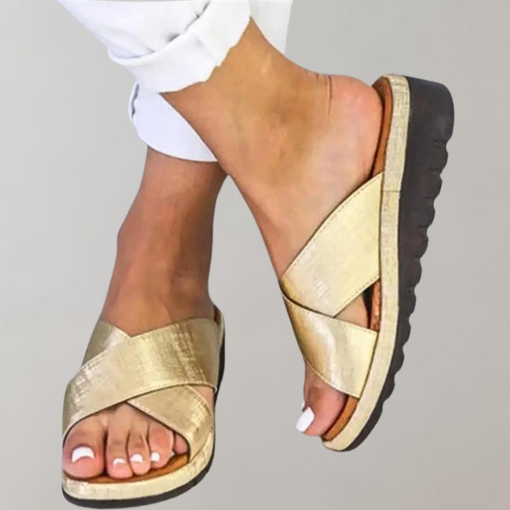 Celeste Moreau | Chic slip-on sandaler med elegant komfort