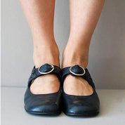 Aurélie Dubois | Klassiske heels til kvinder i ægte læder med lav hæl