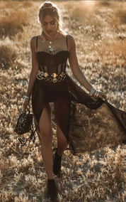 Martina Bellucci | Bohemian festival maxi kjole til kvinder