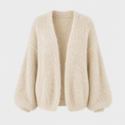 Laura Skovgaard | Blødt oversized cardigan med bat-wing ærmer