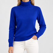 Lena Overgaard | Fleece-lined Turtleneck Sweater i lyserød