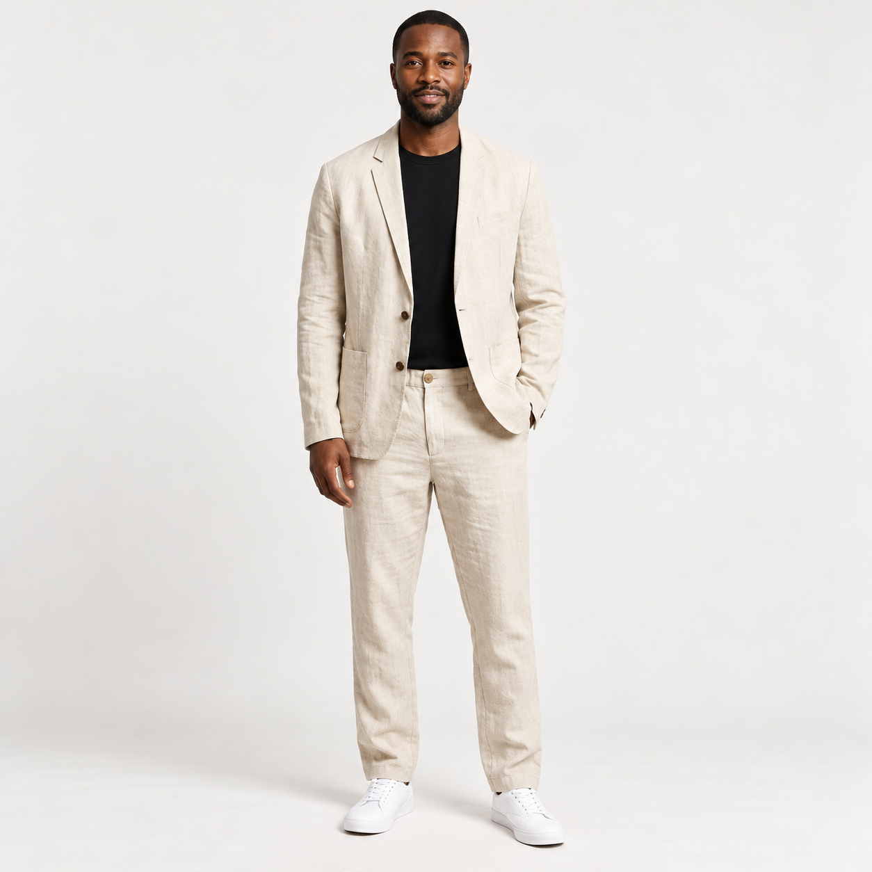 Marcus Ellegaard | Lässiges Blazer-Set aus Leinen