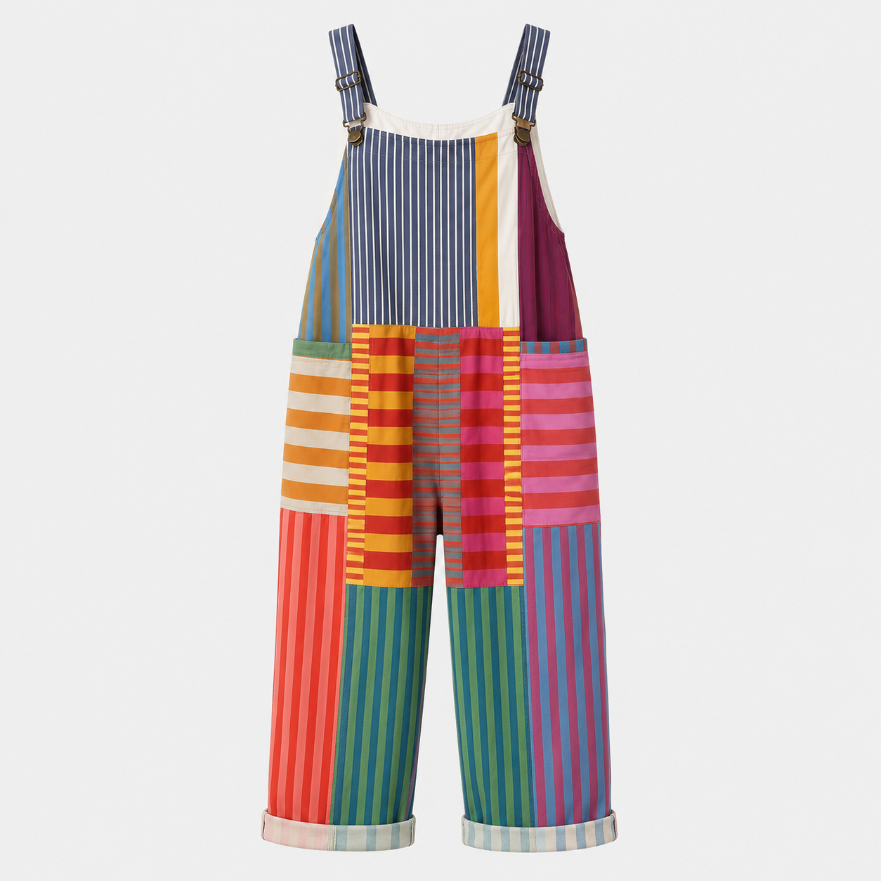 Mia Christensen | Farverig Patchwork Overall til kvinder
