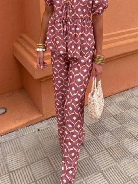 Priya Castellani | Midi-jumpsuit i blomsterprint til kvinder