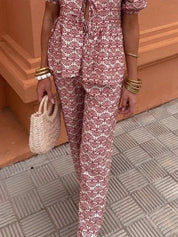 Priya Castellani | Midi-jumpsuit i blomsterprint til kvinder