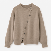 Nanna Kristensen | Oversized cardigan with diagonal buttons