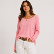Nanna Petersen | Strickbluse mit langen Ärmeln