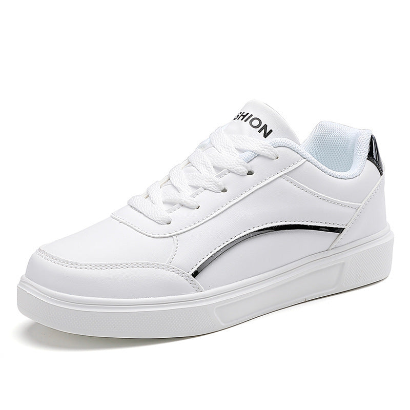 Lola Ferrante | Hvide fashion sneakers med gulddetaljer til kvinder
