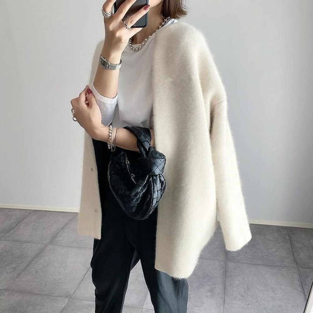 Helle Dahl | Soft camel wool cardigan for women