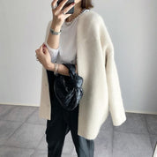 Helle Dahl | Soft camel wool cardigan for women