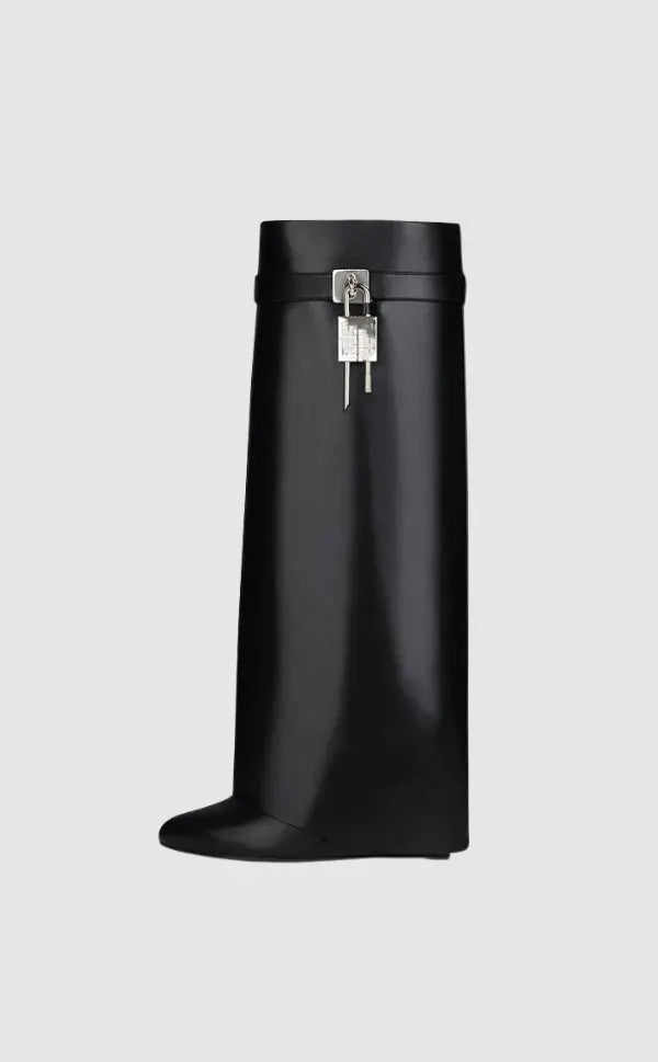 Valentina Ricci | Sculpted pant boots med futuristisk finish