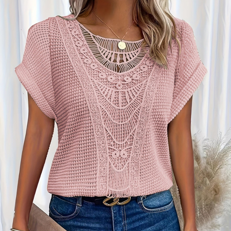 Camille Laurent | Blondebluse med elegant boheme-look