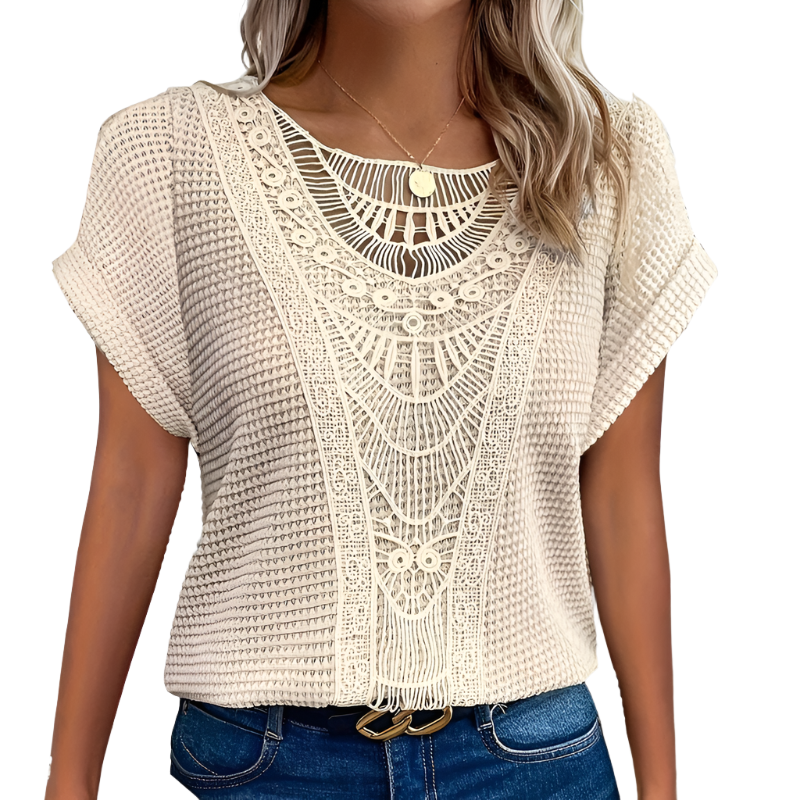 Camille Laurent | Blondebluse med elegant boheme-look