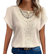 Camille Laurent | Blondebluse med elegant boheme-look