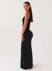 Valentina Ricci | Maxi one-shoulder kjole med cut-out detalje