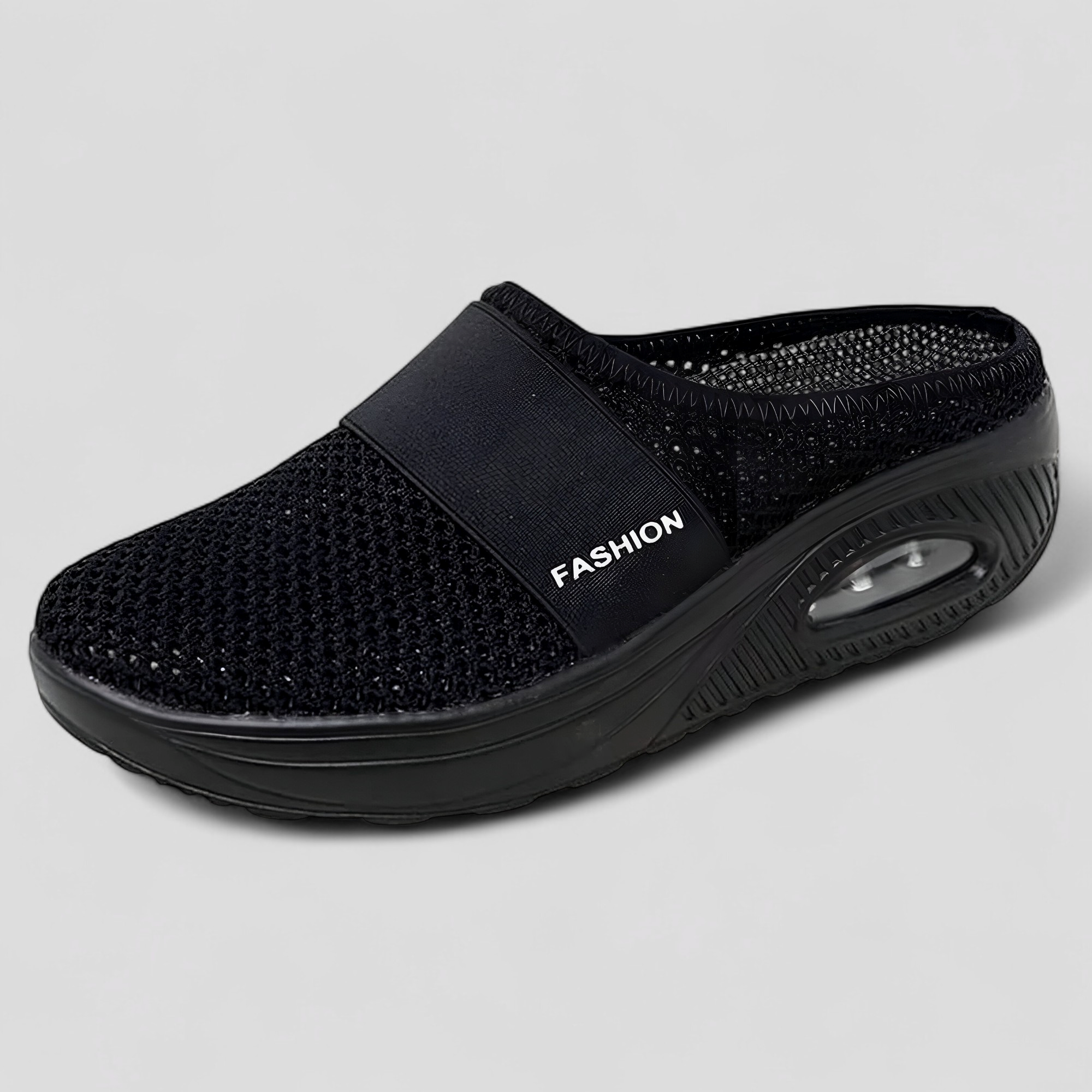 Malene Kryger | Mesh Slip-On Sneakers med Luftpolstersål