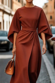 Seraphina Conti | Chic luksus midi kjole
