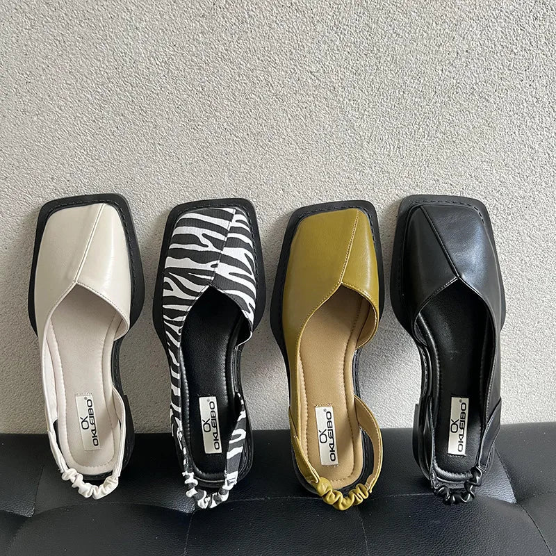 Celeste Whitmore | Slingback sandaler med minimalistisk elegance