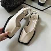 Celeste Whitmore | Slingback sandaler med minimalistisk elegance