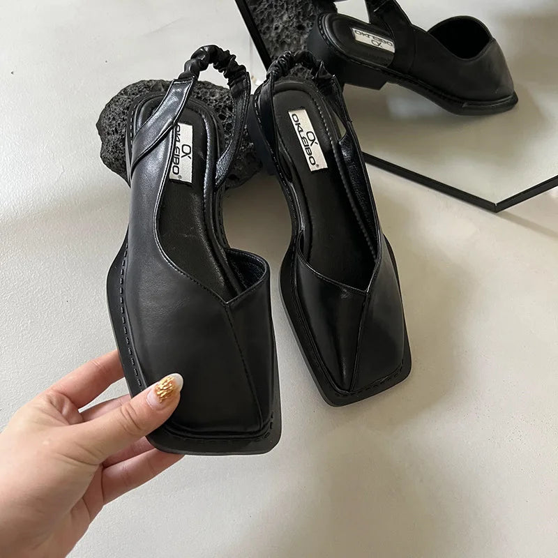 Celeste Whitmore | Slingback sandaler med minimalistisk elegance