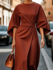 Seraphina Conti | Chic luksus midi kjole