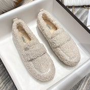 Gretta Ashworth | Fluff Slider Hjemmesko i Beige