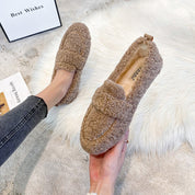 Gretta Ashworth | Fluff Slider Hjemmesko i Beige