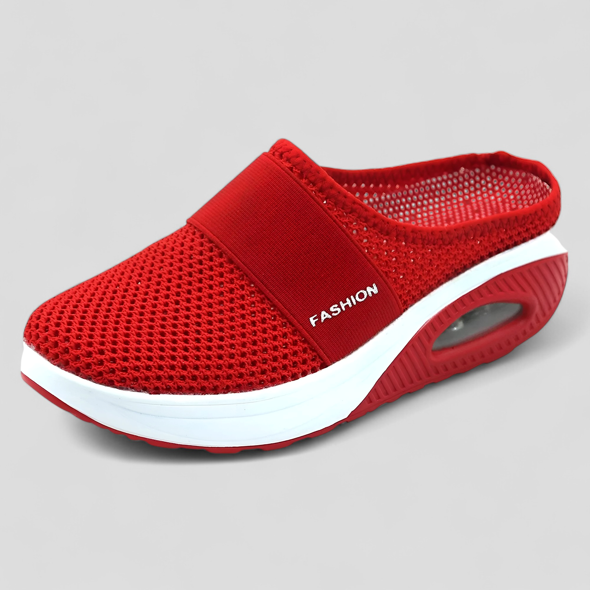 Malene Kryger | Mesh Slip-On Sneakers med Luftpolstersål
