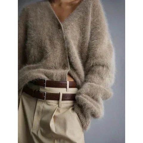 Margherita Skovsen | Stor Cashmere Cardigan med V-udskæring