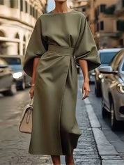 Seraphina Conti | Chic luksus midi kjole