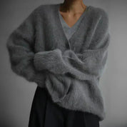 Margherita Skovsen | Stor Cashmere Cardigan med V-udskæring