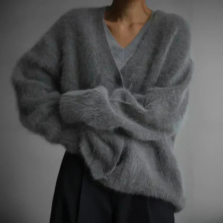 Margherita Skovsen | Stor Cashmere Cardigan med V-udskæring