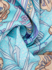 Antonia Rosewood | Midi-Bohemekjole med Blomsterprint og 3/4-Ærmer