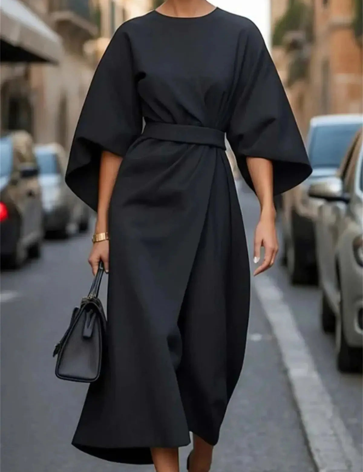 Seraphina Conti | Chic luksus midi kjole