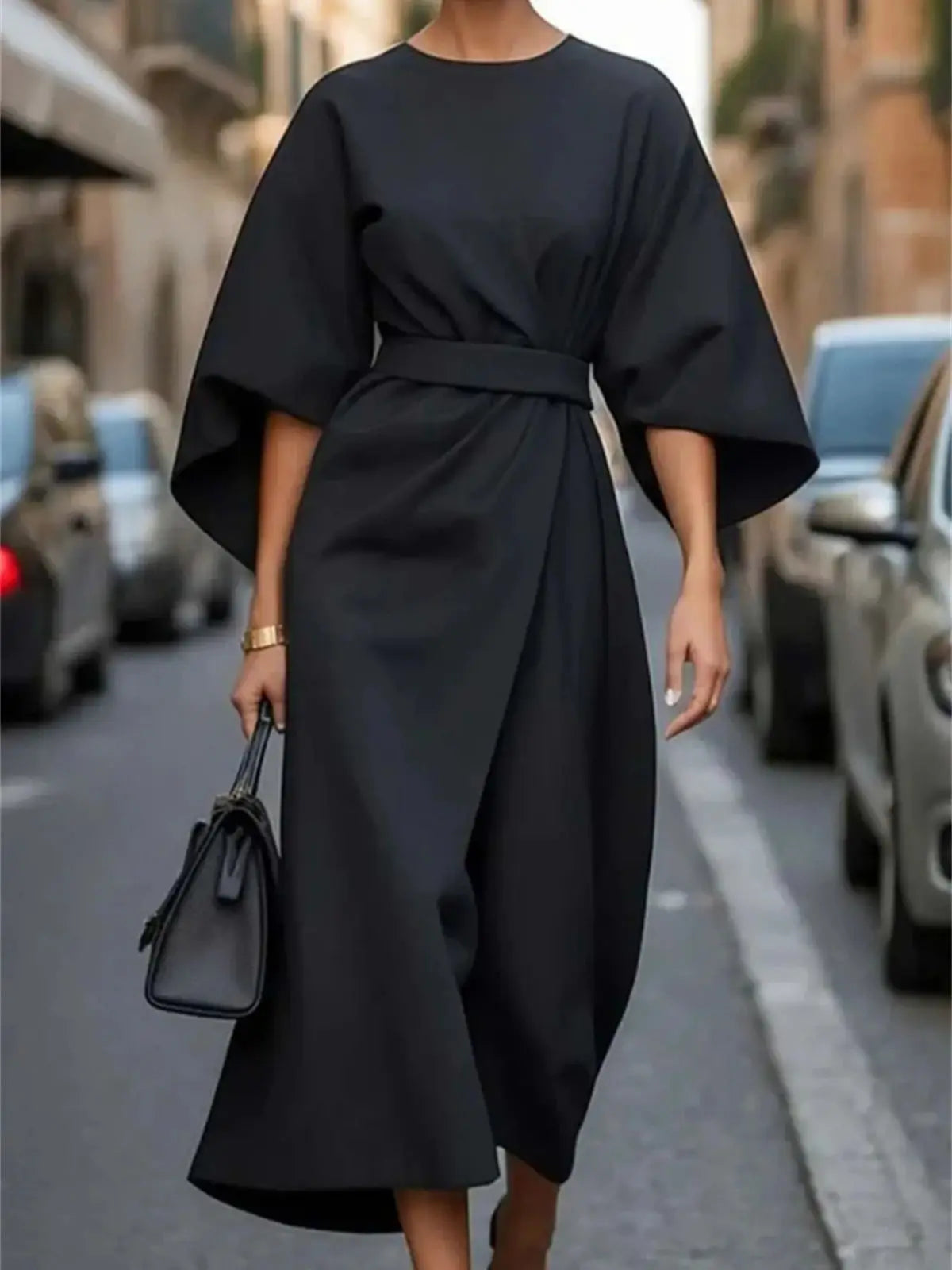 Seraphina Conti | Chic luksus midi kjole