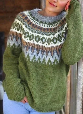 Sophie Whitmore | Nordisk striksweater med tidløs elegance